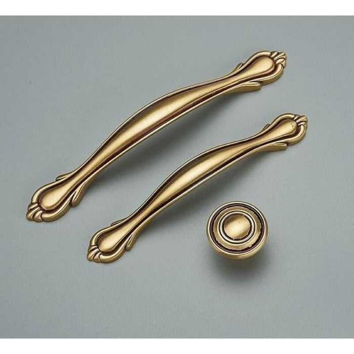 European Brass Gold Furniture Handle Pure Copper Kitchen