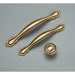 European Brass Gold Furniture Handle Pure Copper Kitchen