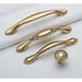 European Brass Gold Furniture Handle Pure Copper Kitchen