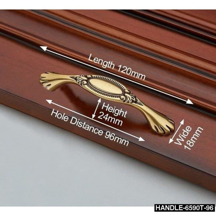 European Brass Gold Furniture Handle Pure Copper Kitchen