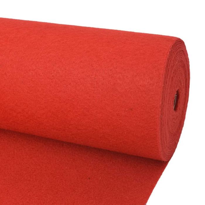 Exhibition Carpet Plain 1x12 m Red Tbbnb