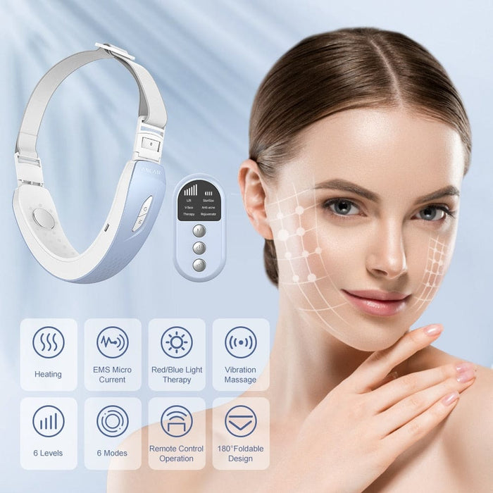 Face + Neck Lifting Beauty Device With Light Therapy