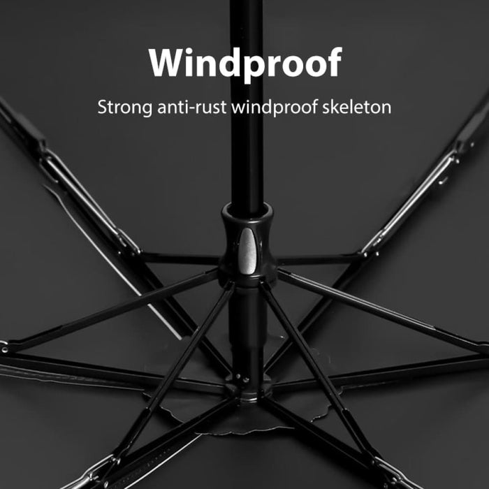 Fillet Style 6 Ribs Folding Umbrella