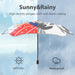 Fillet Style 6 Ribs Folding Umbrella