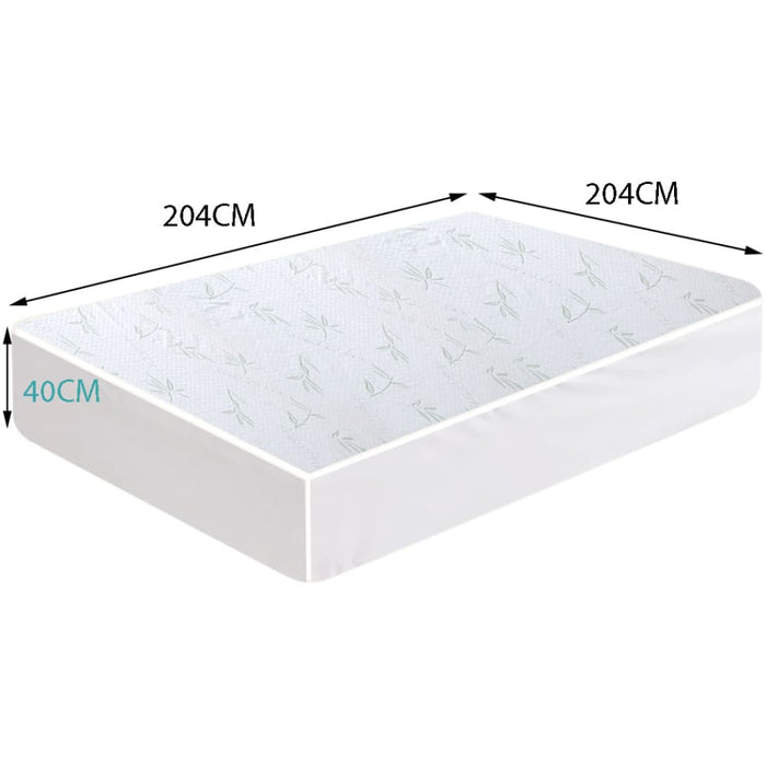 Fitted Waterproof Breathable Bamboo Mattress Protector