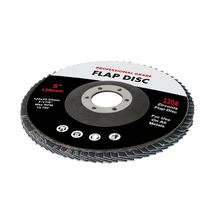 Flap Discs 125mm 5 Zirconia Sanding Wheel 120 # Sander