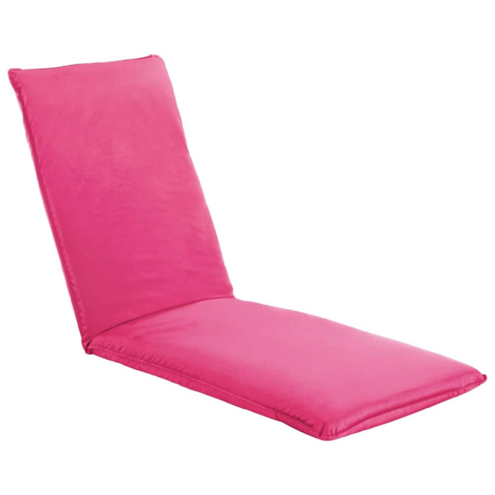 Foldable Sunlounger Oxford Fabric Pink Tolbai