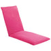 Foldable Sunlounger Oxford Fabric Pink Tolbai