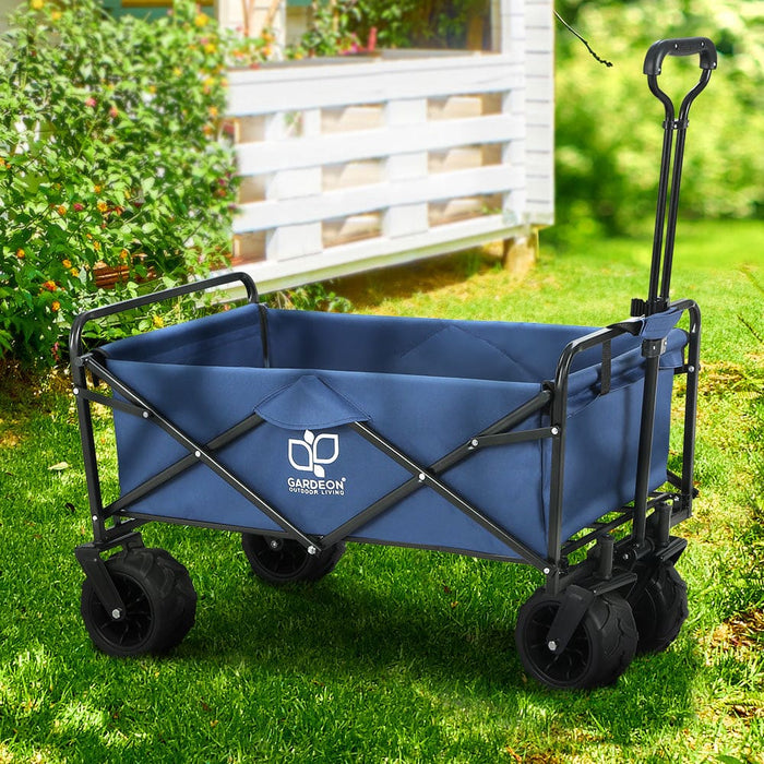 Foldable Wagon Cart Trolley Collapsible Beach Outdoor Garden