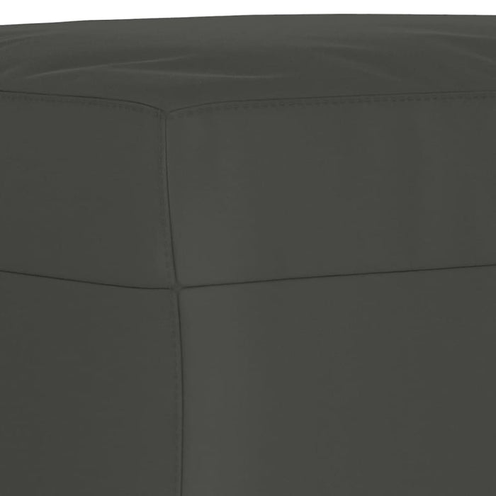 Footstool Dark Grey 70x55x41 Cm Microfibre Fabric Taktlt