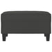 Footstool Dark Grey 70x55x41 Cm Microfibre Fabric Taktlt