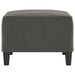 Footstool Dark Grey 70x55x41 Cm Velvet Takton