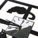 Four Cats Wall Clock