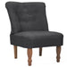 French Chair Grey Fabric Gl880