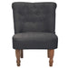 French Chair Grey Fabric Gl880