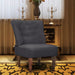 French Chair Grey Fabric Gl880