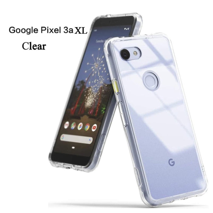 Fusion For Google Pixel 3a Xl Clear Pc Back And Soft Frame