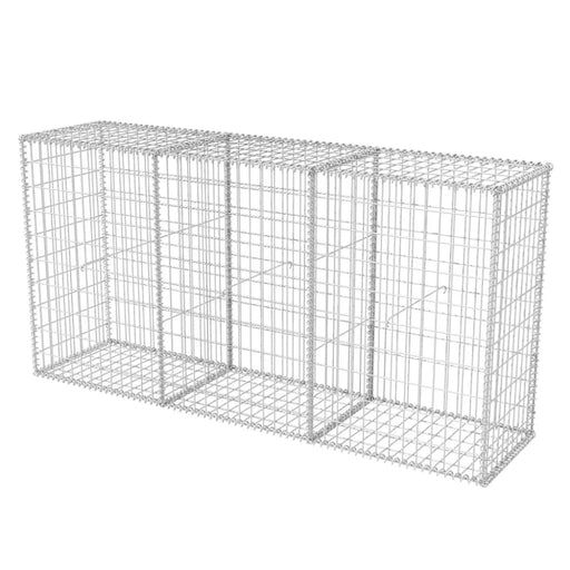 Gabion Basket Galvanised Steel 200x50x100 Cm Oaxppx