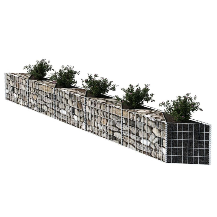 Gabion Basket Galvanised Steel 300x30x50 Cm Oaxptn