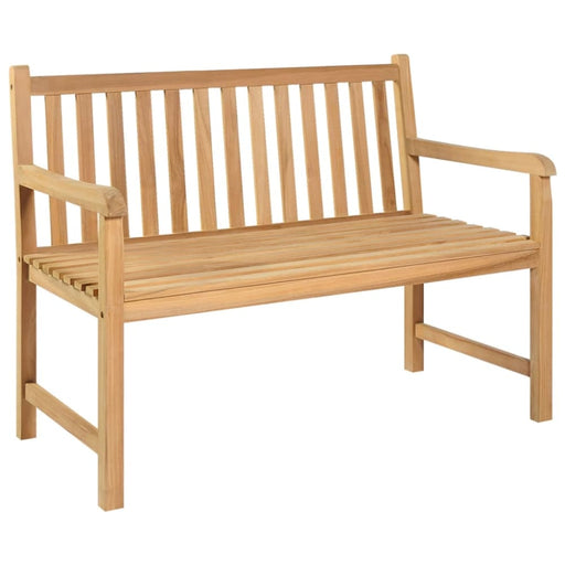 Garden Bench 114 Cm Solid Teak Wood Tollxx