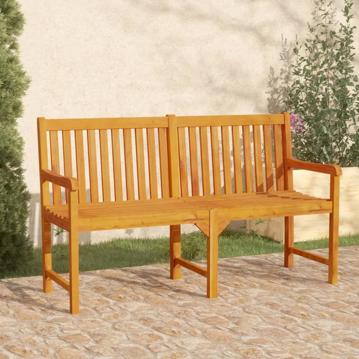 Garden Bench 150 Cm Solid Acacia Wood Tolloo