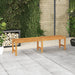 Garden Bench 180 Cm Solid Teak Wood Tolltt