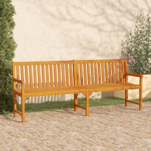 Garden Bench 219 Cm Solid Acacia Wood Tollot