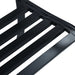 Garden Bench Black Steel Aikat