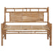 Garden Bench With Cushion 120 Cm Bamboo Tbltnkn