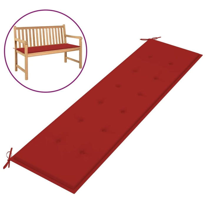 Garden Bench Cushion Red 180x50x3 Cm Atxox