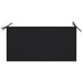 Garden Bench Cushion Black 100x50x3 Cm Ailoi