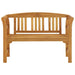 Garden Bench With Cushion Solid Acacia Wood Tblatbb