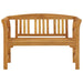 Garden Bench With Cushion Solid Acacia Wood Tblaxka