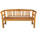 Garden Bench With Cushion Solid Acacia Wood Tblaxnk