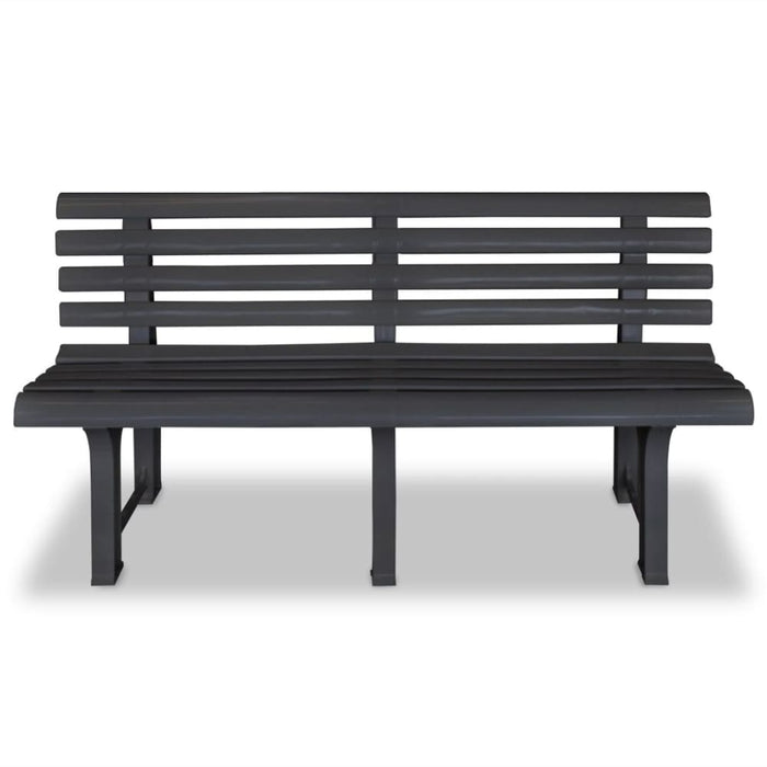 Garden Bench Plastic Anthracite Atpnp