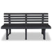 Garden Bench Plastic Anthracite Atpnp