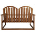 Garden Bench Solid Acacia Wood Aabta