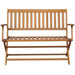 Garden Bench Solid Acacia Wood Aaotx