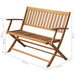 Garden Bench Solid Acacia Wood Aaotx