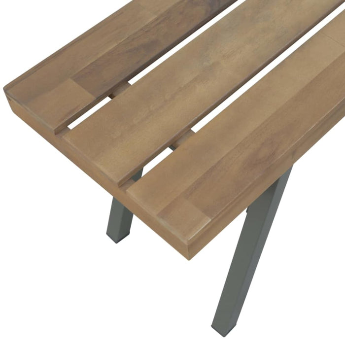 Garden Bench Solid Acacia Wood Aaxpx