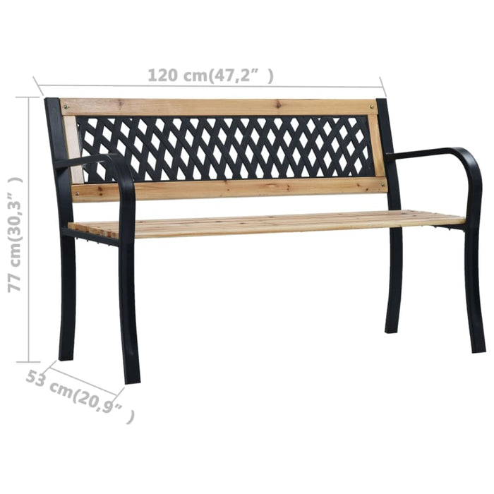 Garden Bench Wood Aikaa