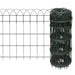 Garden Border Fence Powder-coated Iron 10x0.65 m Oaobit