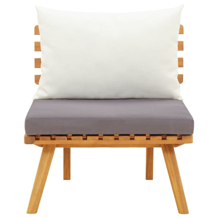 Garden Chair With Cushions Solid Acacia Wood Allio