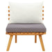 Garden Chair With Cushions Solid Acacia Wood Allio