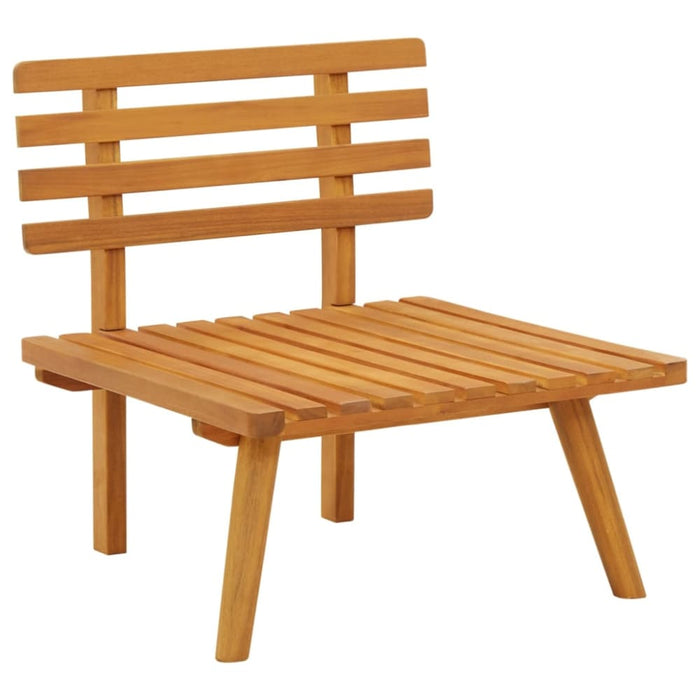 Garden Chair With Cushions Solid Acacia Wood Allio