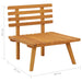 Garden Chair With Cushions Solid Acacia Wood Allio