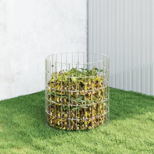 Garden Composter ø50x50 Cm Galvanised Steel Toopkao