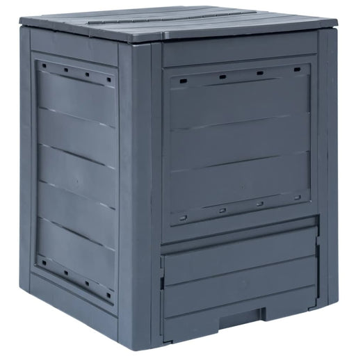 Garden Composter Grey 60x60x73 Cm 260 l Aplnx