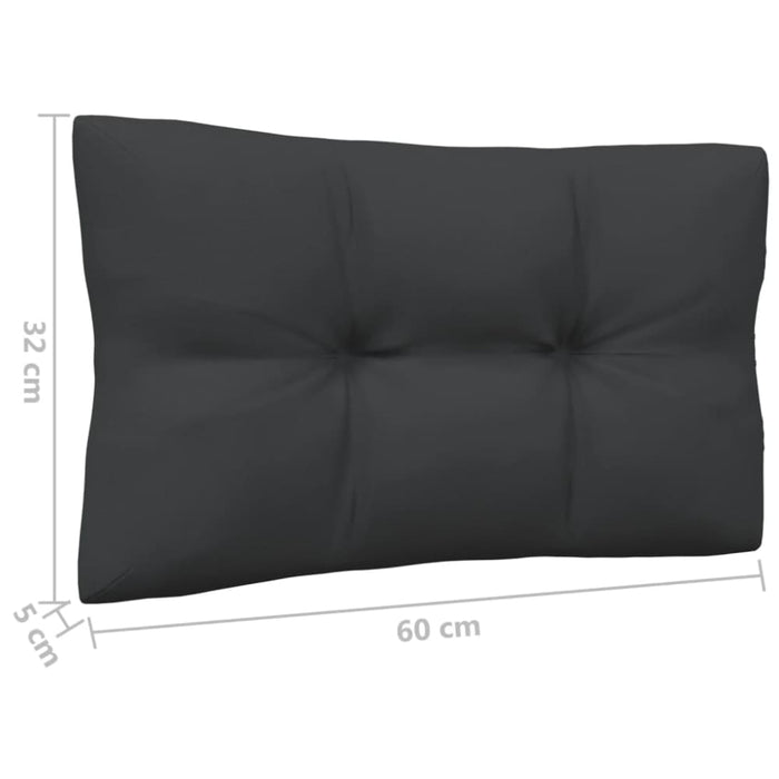 Garden Corner Sofa With Cushions Black Solid Pinewood Nblltx