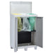 Garden Dustbin With 3 Bags Light Grey 65x38x102 Cm Aplio